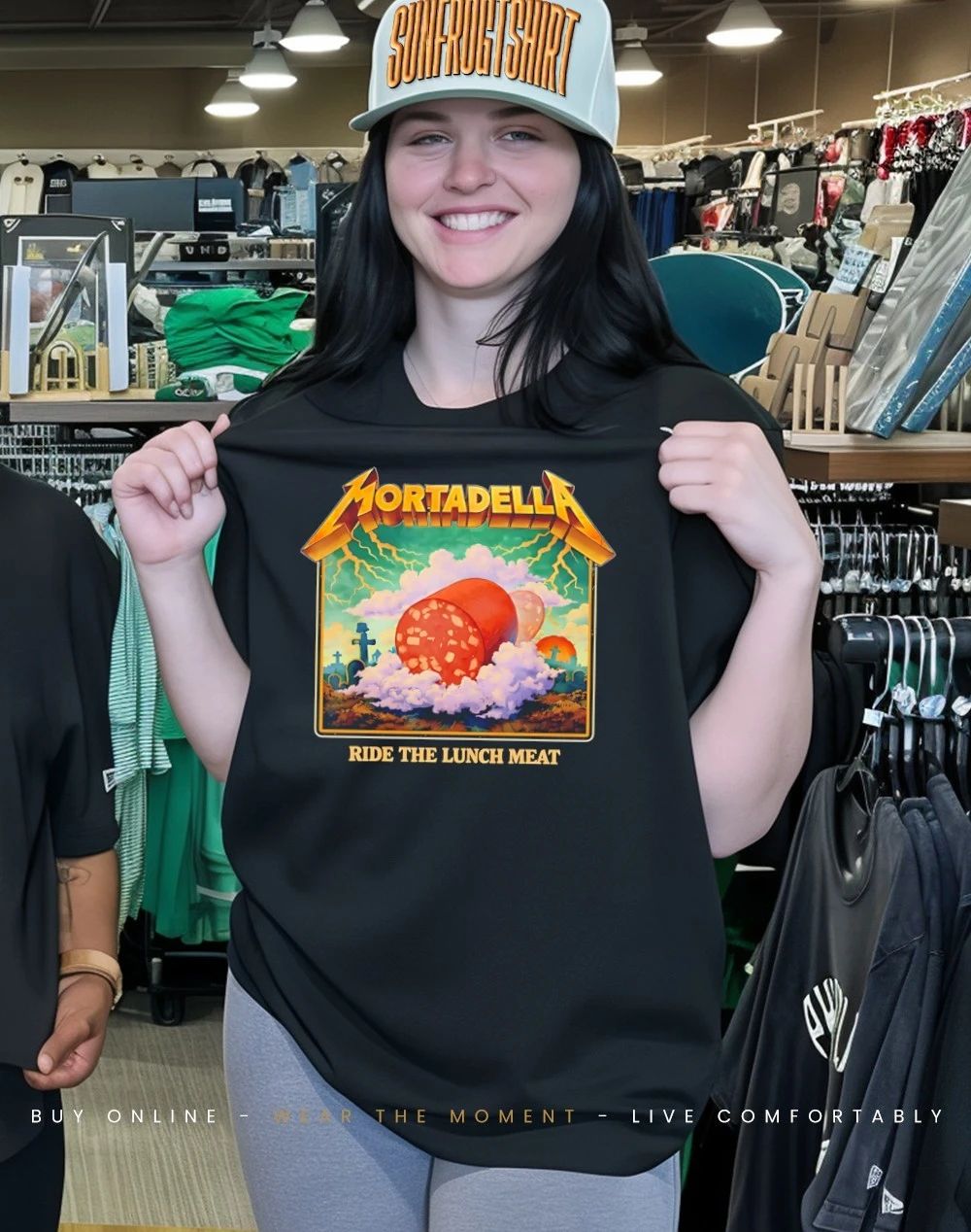 Mortadella ride the lunch meat shirt