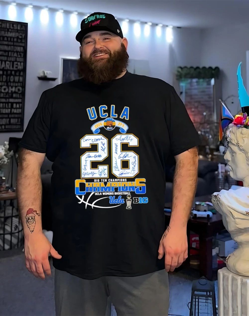 UCLA Women’s Basketball 26 Big Ten Champions signatures shirt