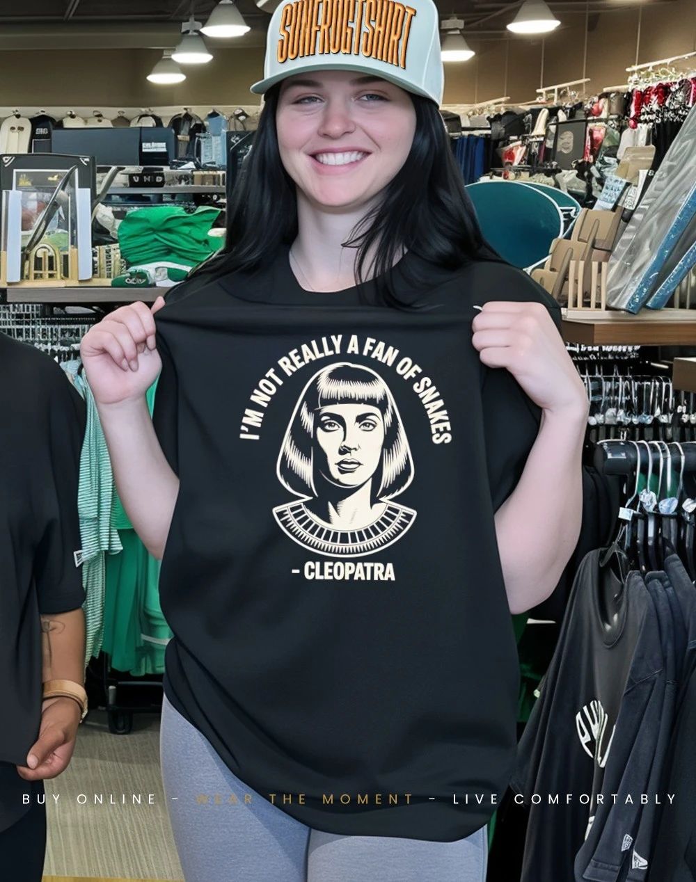 Cleopatra I’m not really a fan of snakes shirt