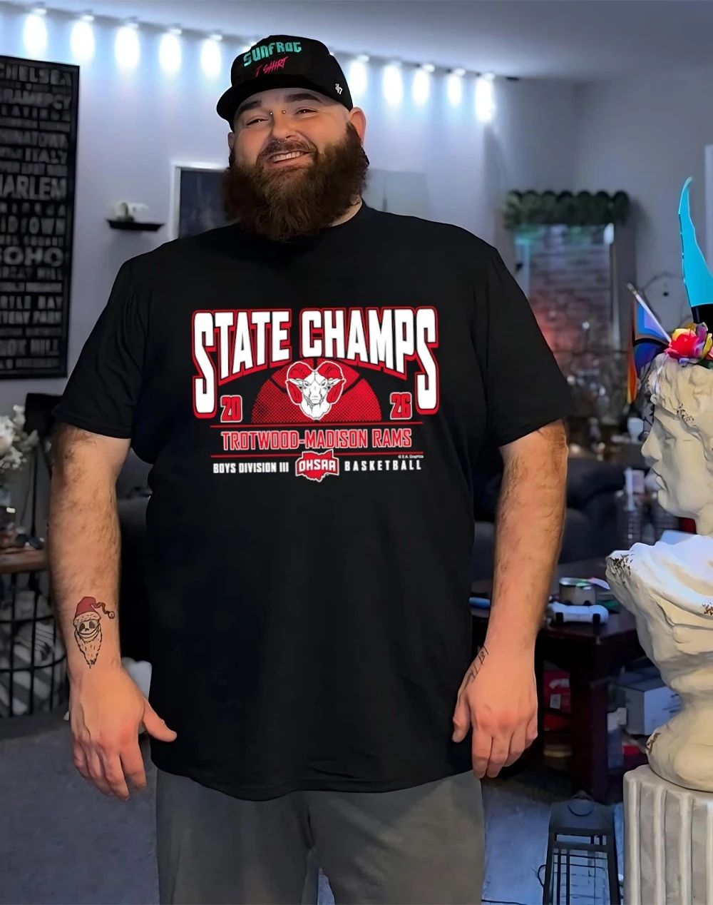 Trotwood-Madison Rams 2026 OHSAA Boys Basketball D3 State Champions shirt