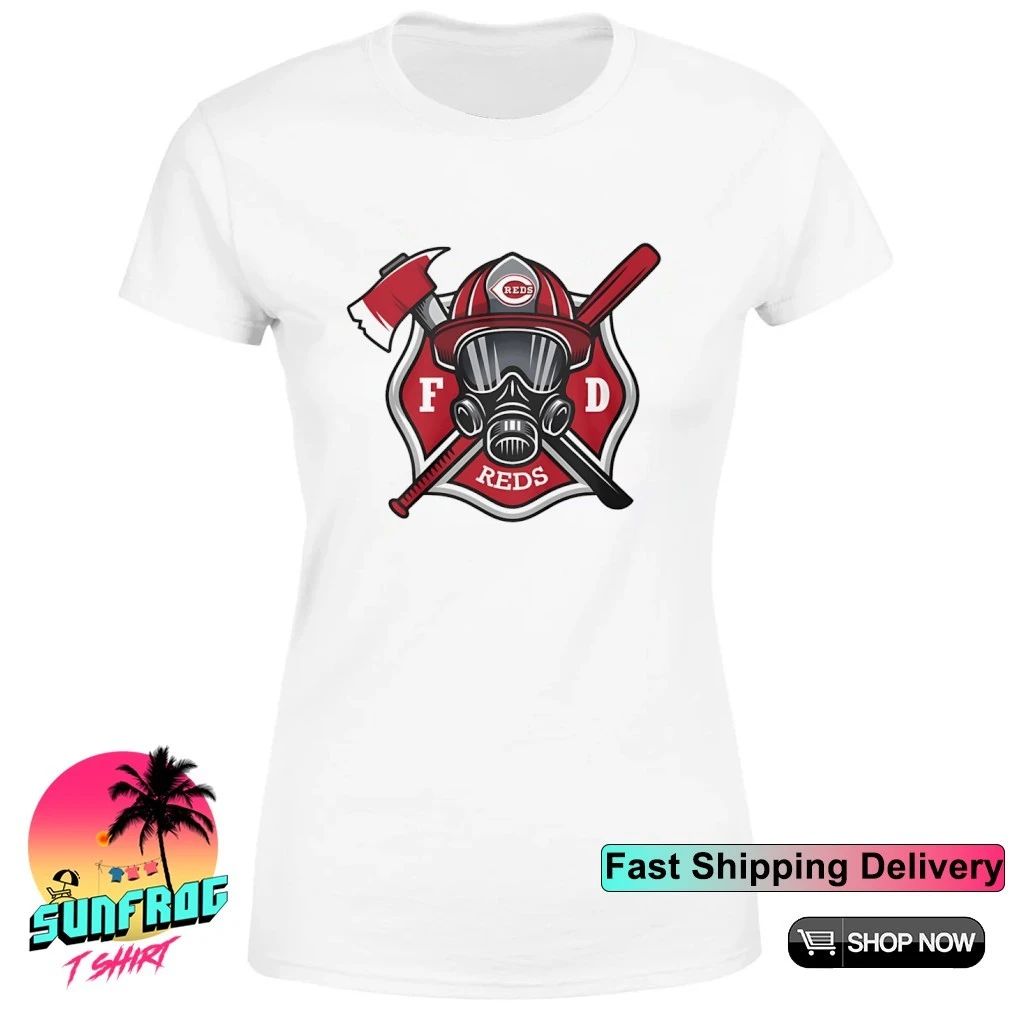 Cincinnati Reds Firefighter Spirit firefighter-style shirt