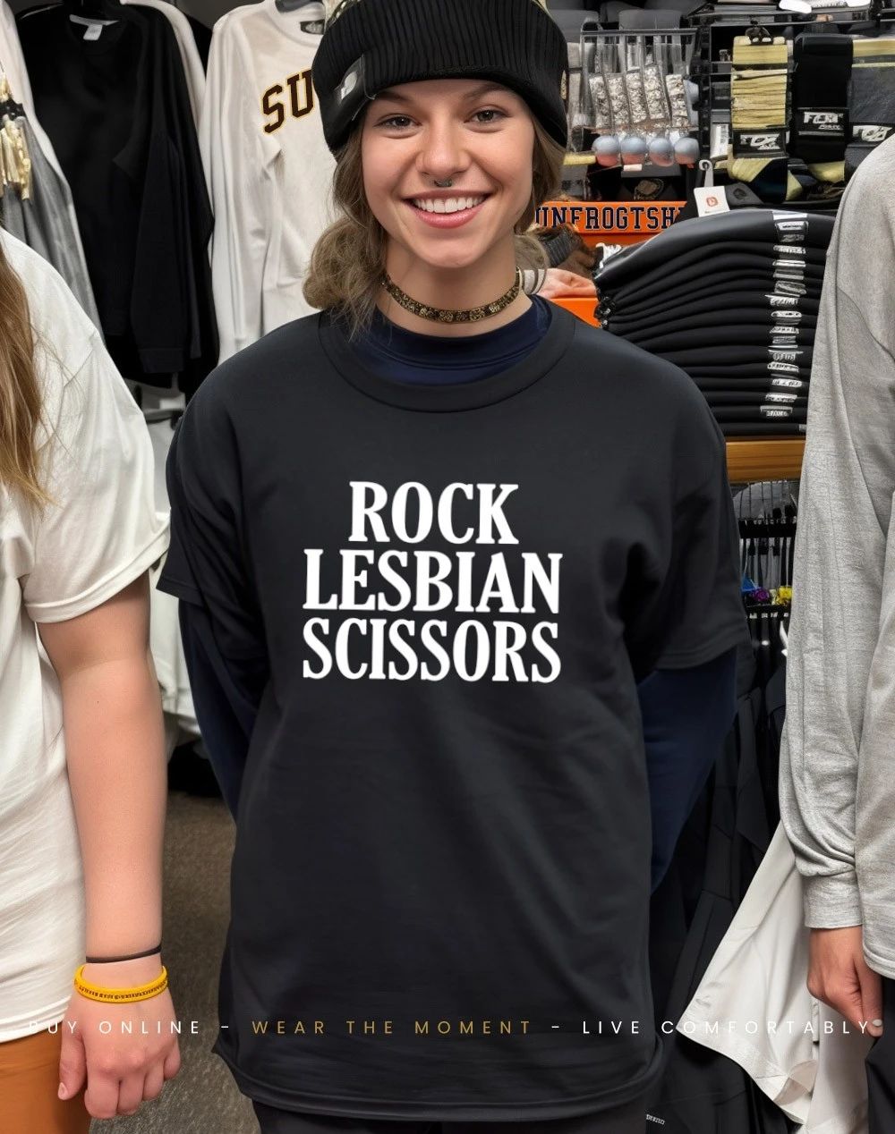 Rock Lesbian Scissors Shirt