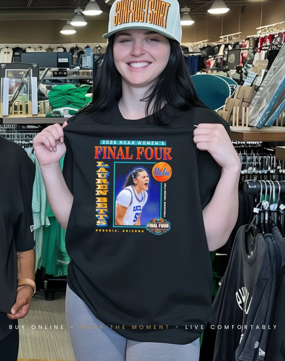 Lauren Betts Ucla 2026 Women’s Basketball Final Four shirt