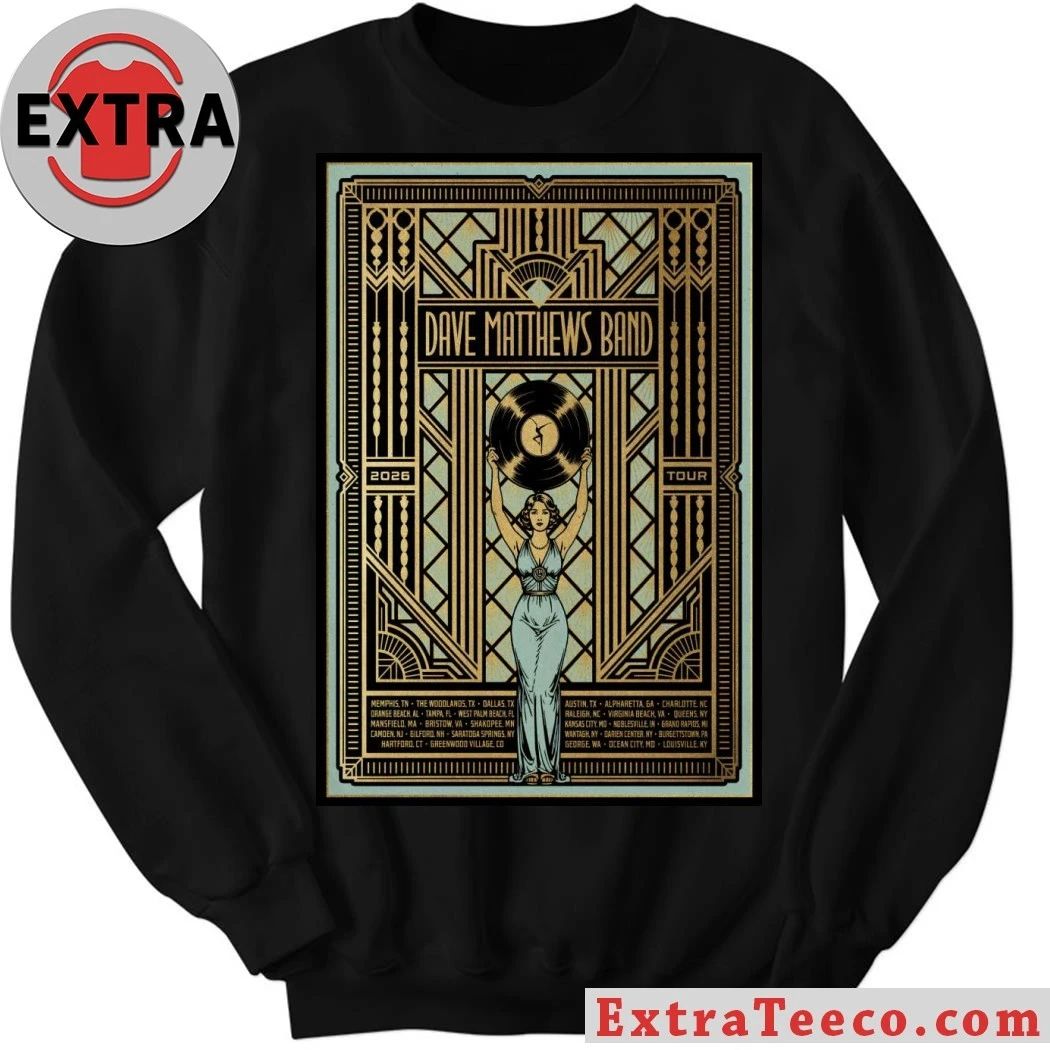 Dave Matthews Band Poster Tour 2026 Shirt