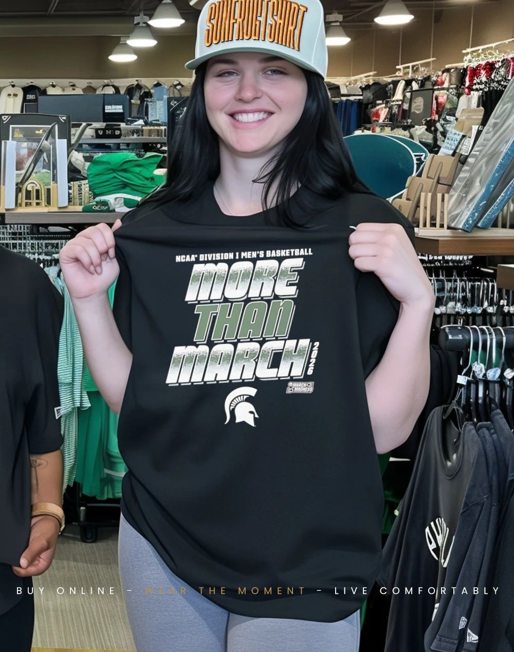 Michigan State Spartans 2026 March Madness NCAA Division I Men’s Baksetball More Than March shirt