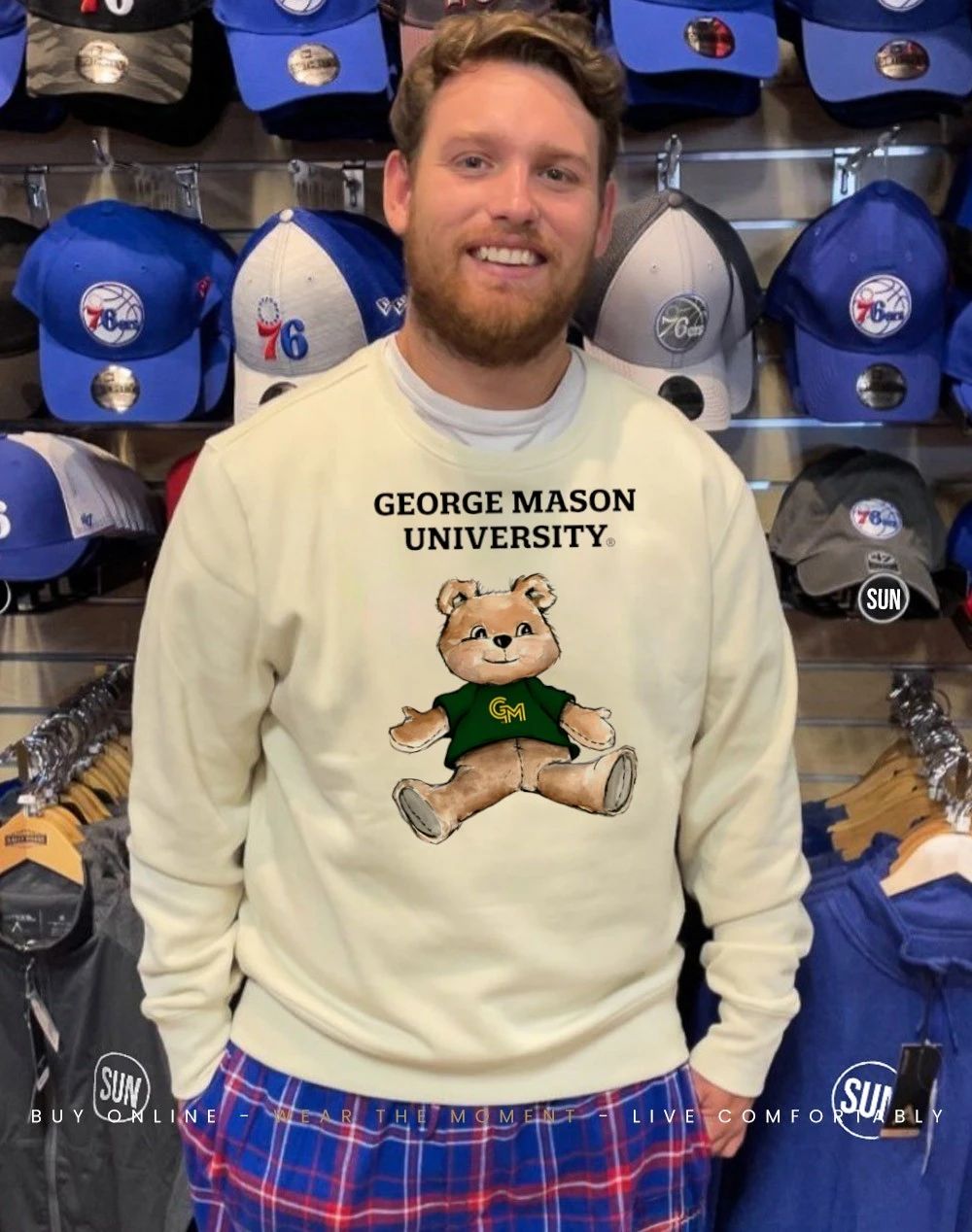 George Mason Patriots Teddy Bear no one cartoon shirt
