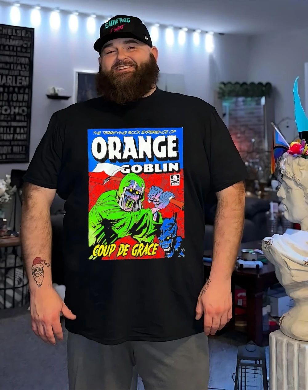 The terrifying rock experience of Orange Goblin coup de grace shirt