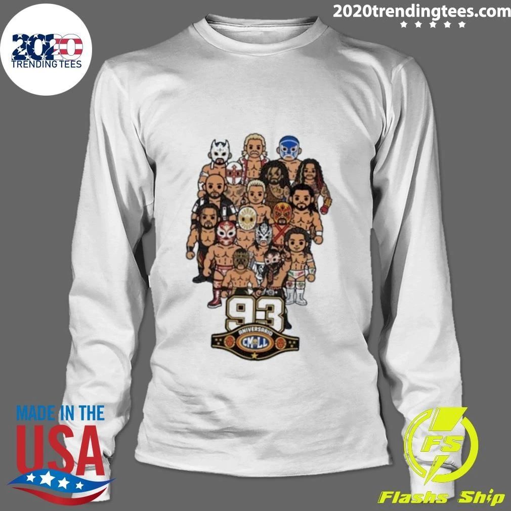 CMLL 93 Aniversario Luchadores Collage Lucha Libre Shirt