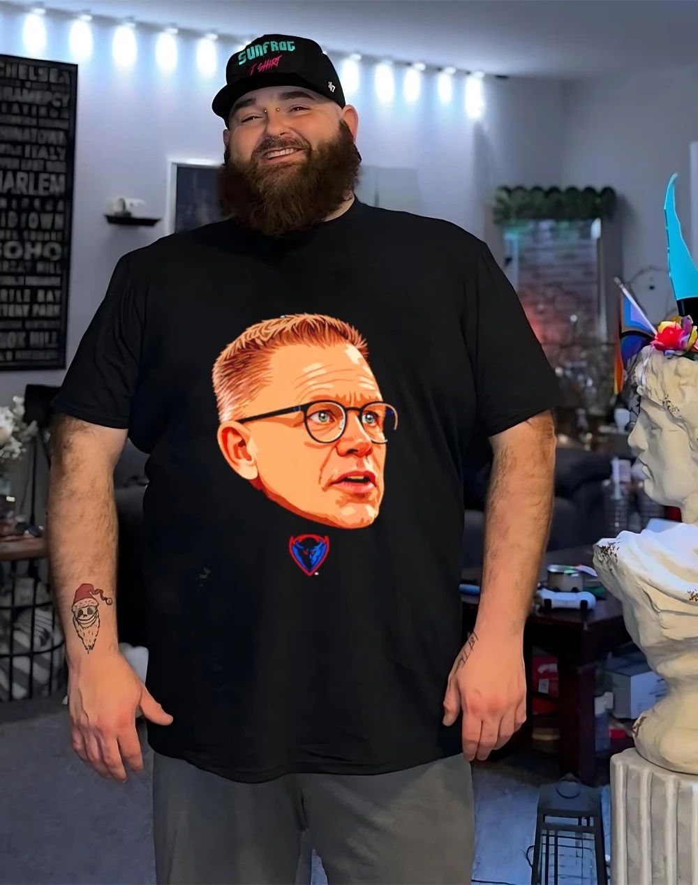 Coach Chris Holtmann Depaul basketball Bobblehead shirt