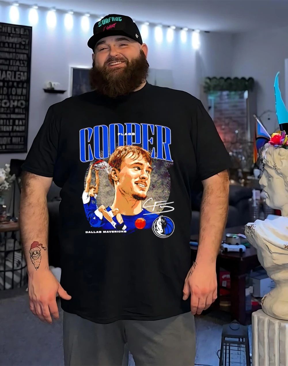 Cooper Flagg Dallas Mavericks Dual signature shirt