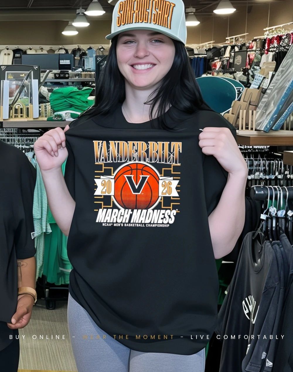 Vanderbilt Commodores MBB 2026 March Madness logo shirt