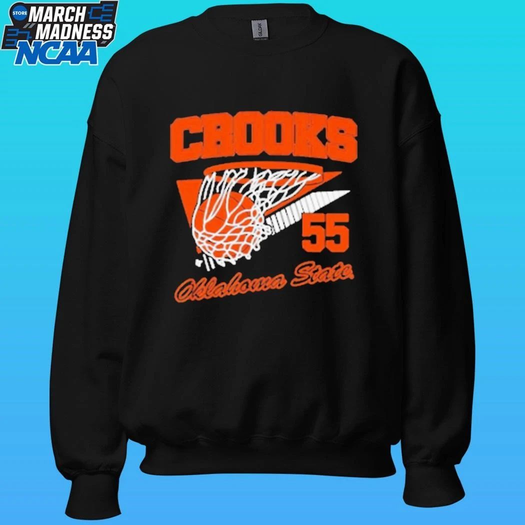 Oklahoma State Basketball Audi Crooks Retro Swish Shirt