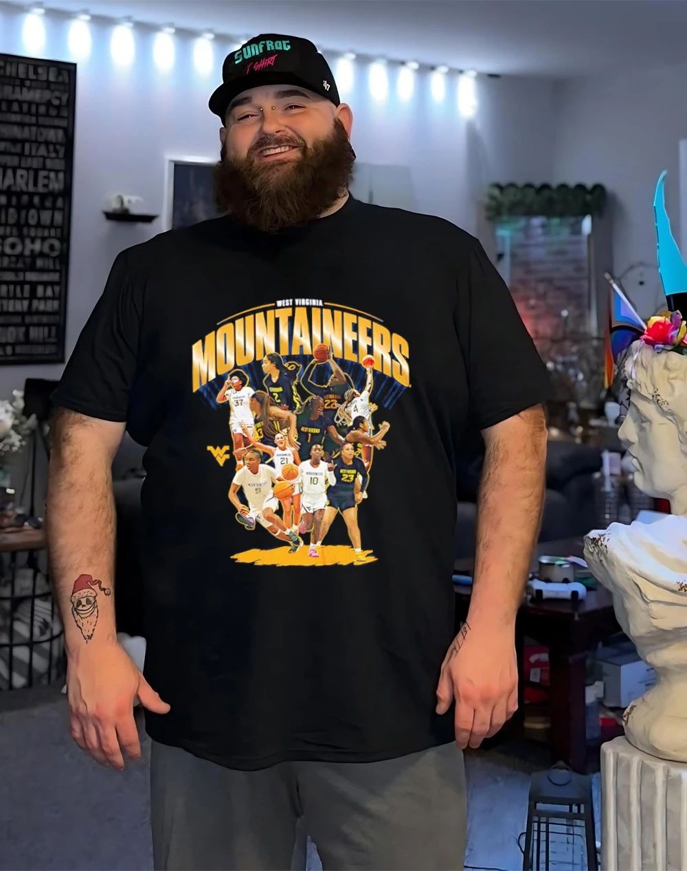 West Virginia Women’s Basketball NCAA March Madness 2026 Team Collage shirt