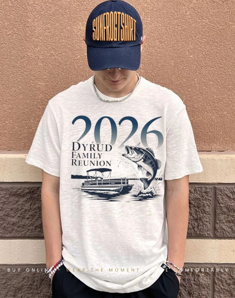 Bass fishing 2026 Dyrud Family Reunion shirt