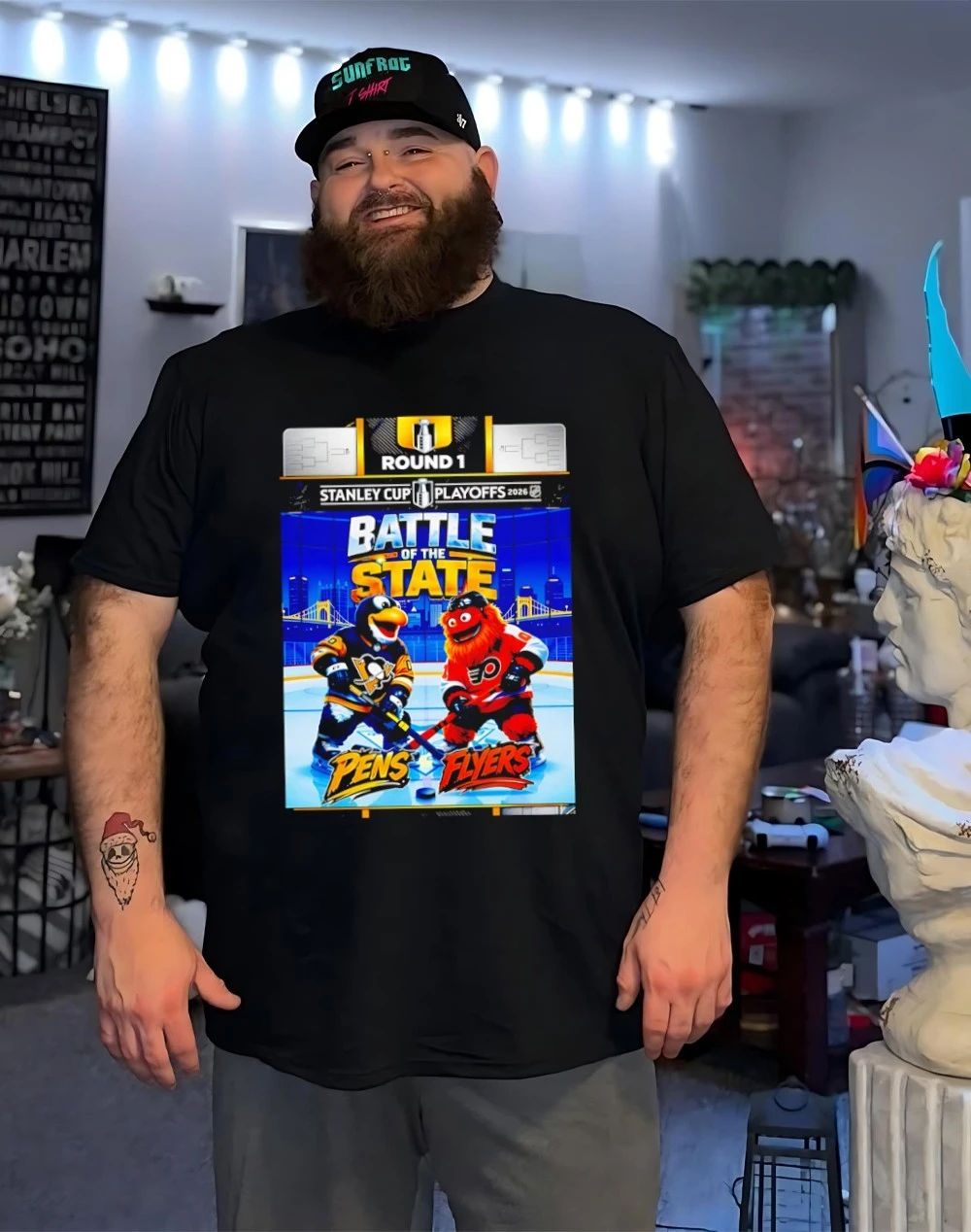 Pittsburgh vs Philadelphia 2026 Stanley Cup Playoffs mascot shirt