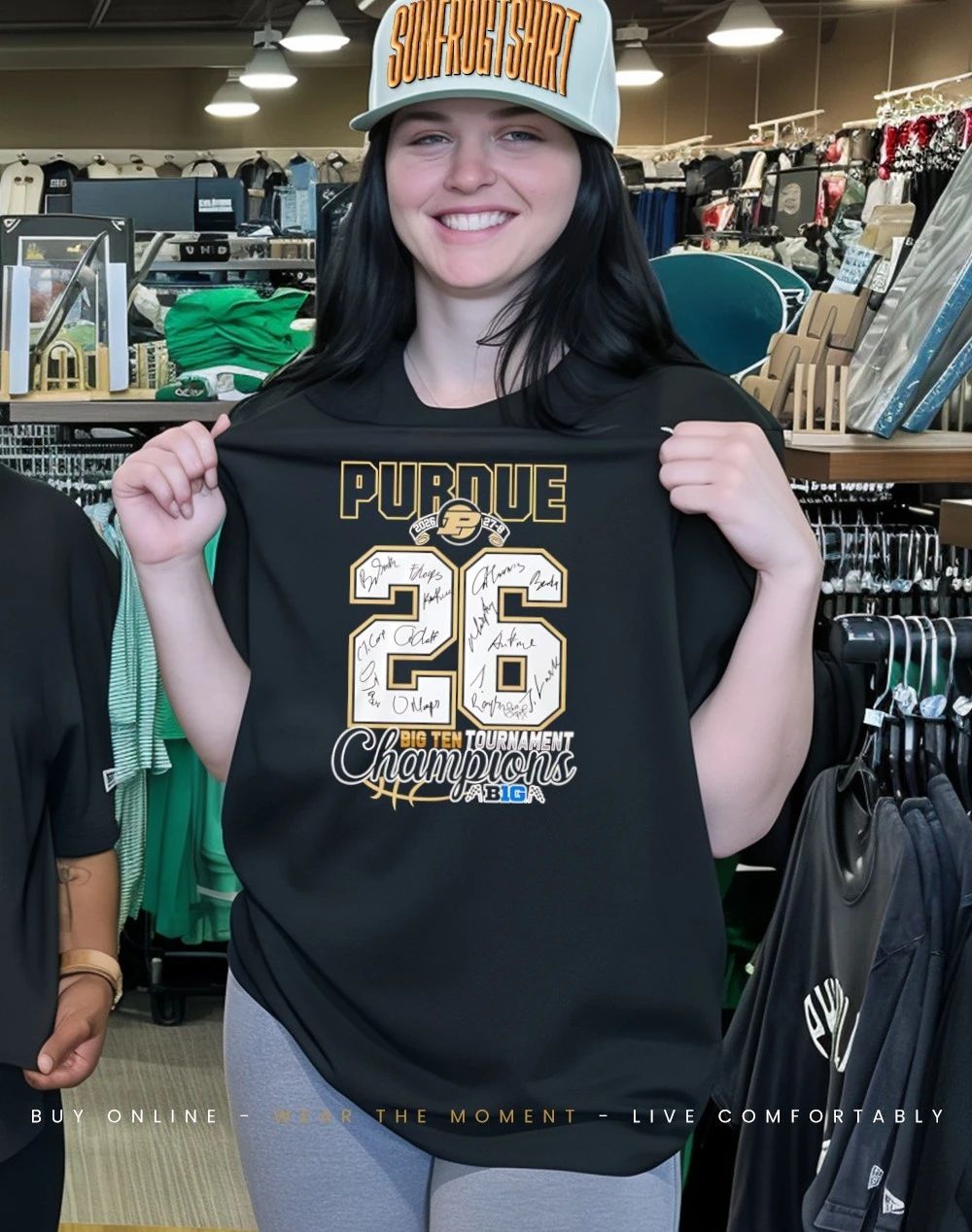 Purdue Boilermakers 2026 Big Ten Champions score signatures shirt