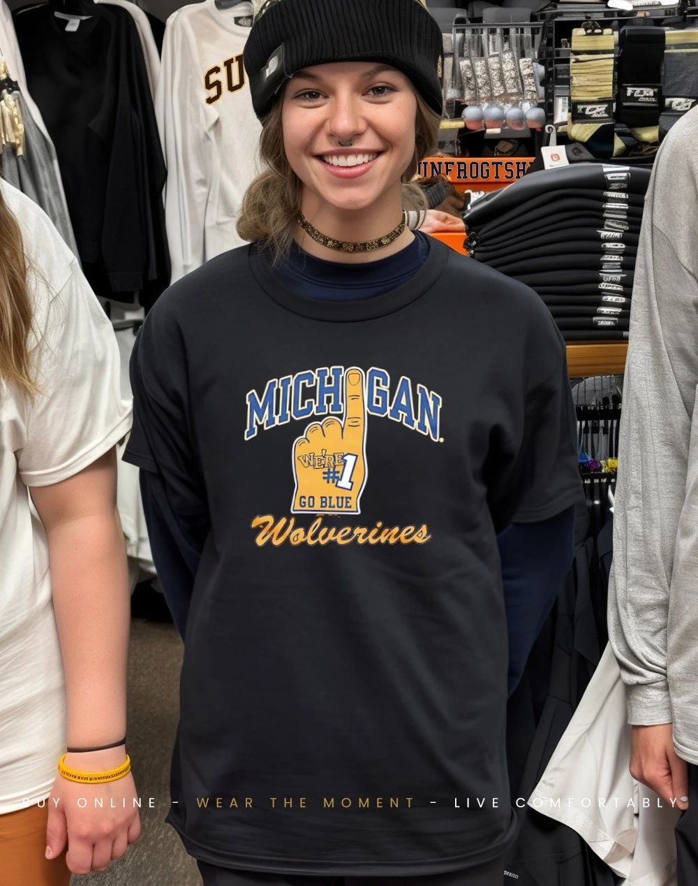 Michigan Wolverines Number One We’re 1 go Blue shirt