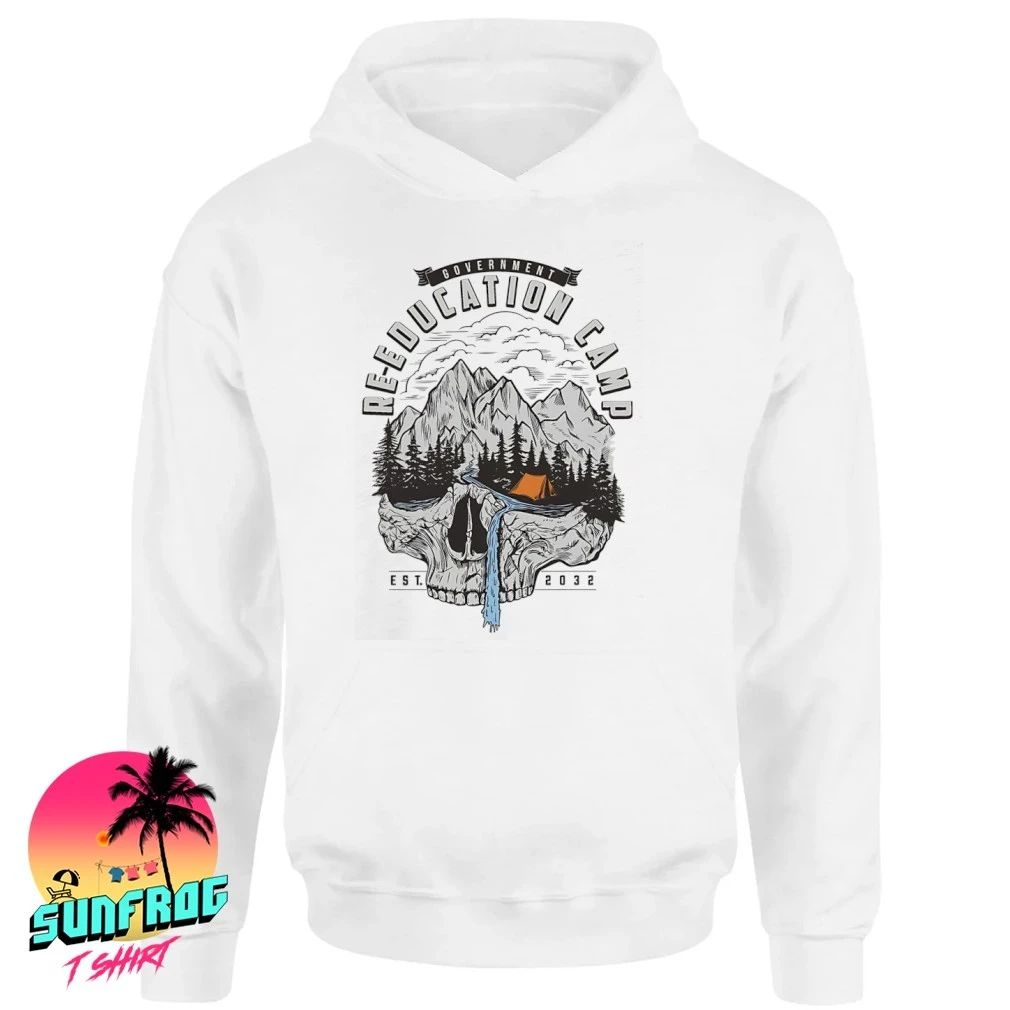 Government Re-education Camp 2032 skull shirt