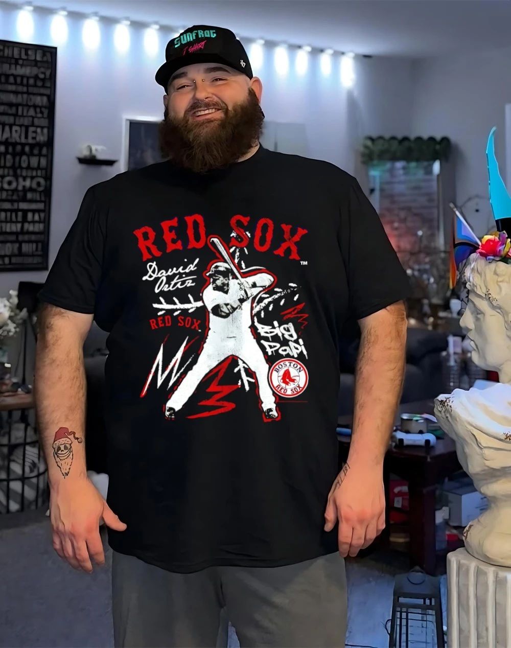 David Ortiz Boston Red Sox Chalked Up Player shirt