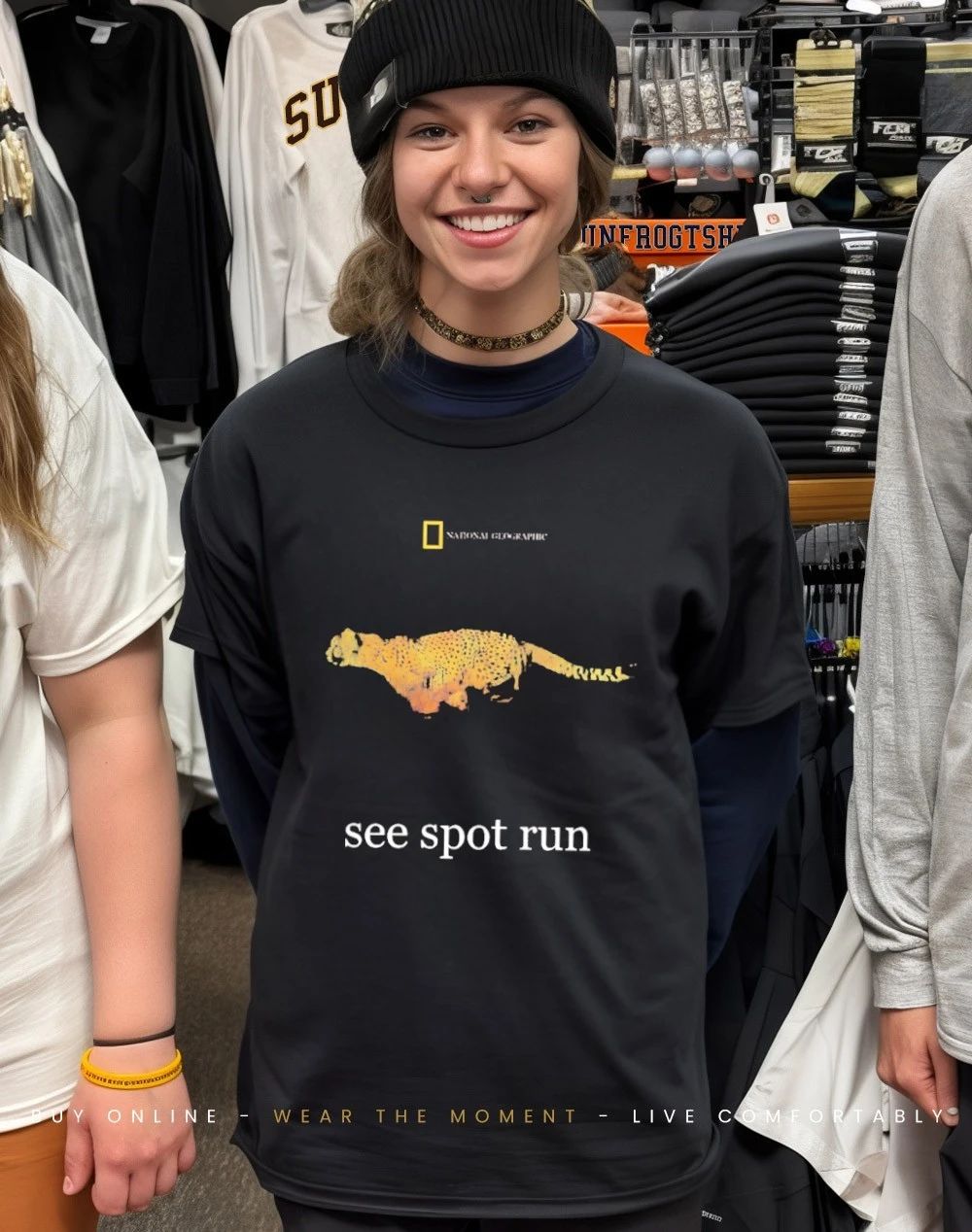 National Geographic Cheetah See Spot Run 2000’s shirt