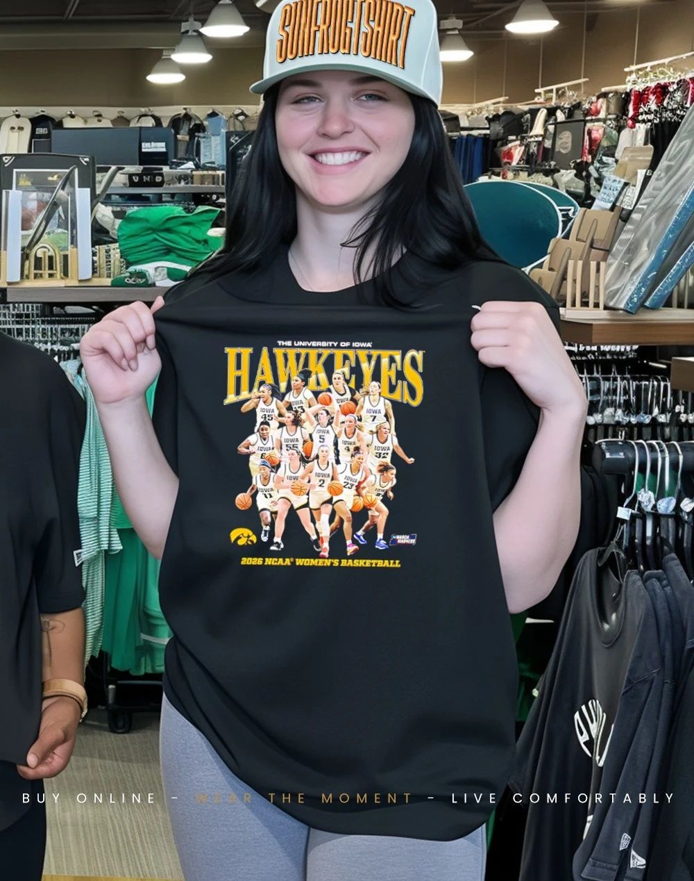 Iowa Women’s Basketball NCAA March Madness 2026 Team Collage shirt