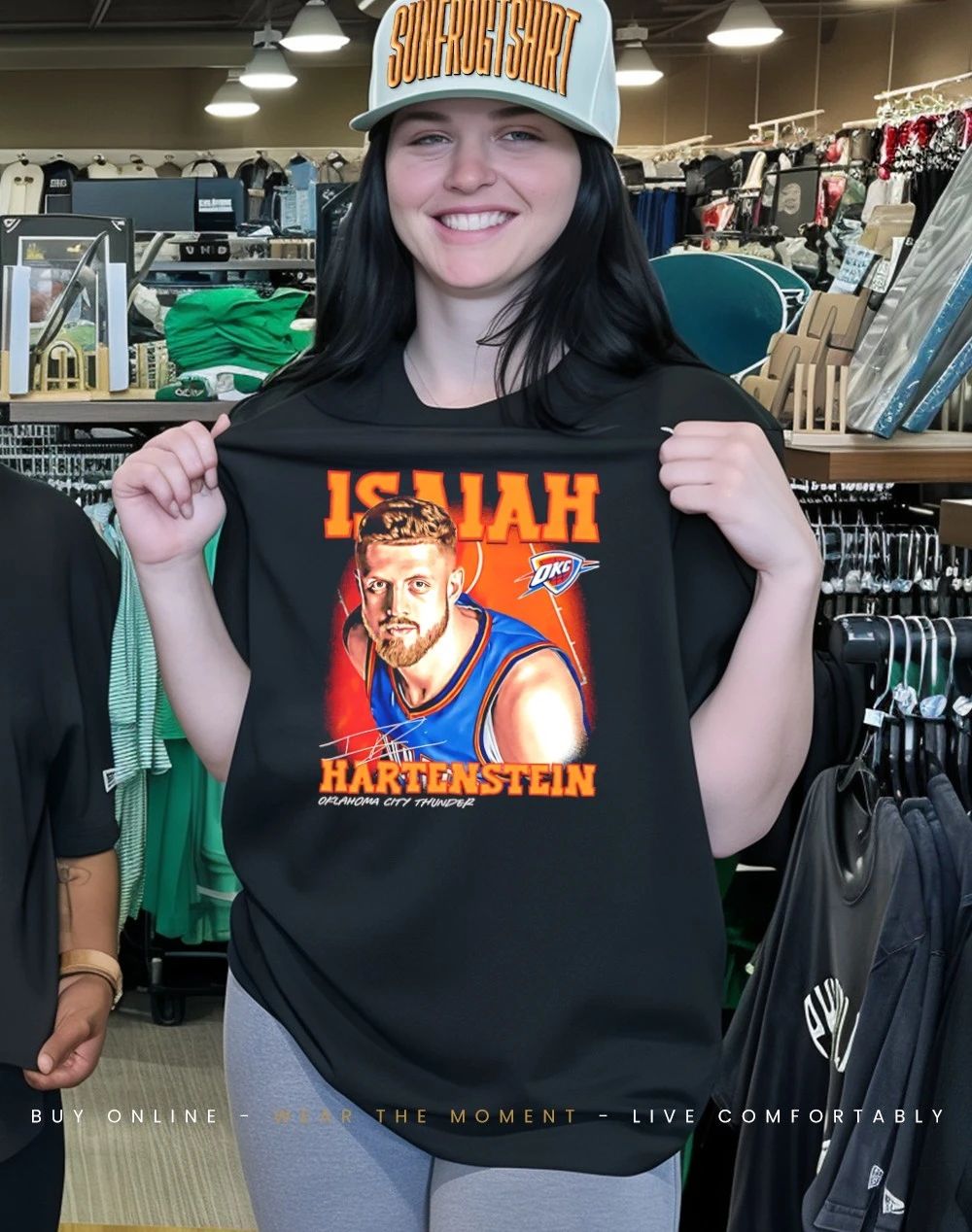 Isaiah Hartenstein Oklahoma City Thunder Airbrush shirt