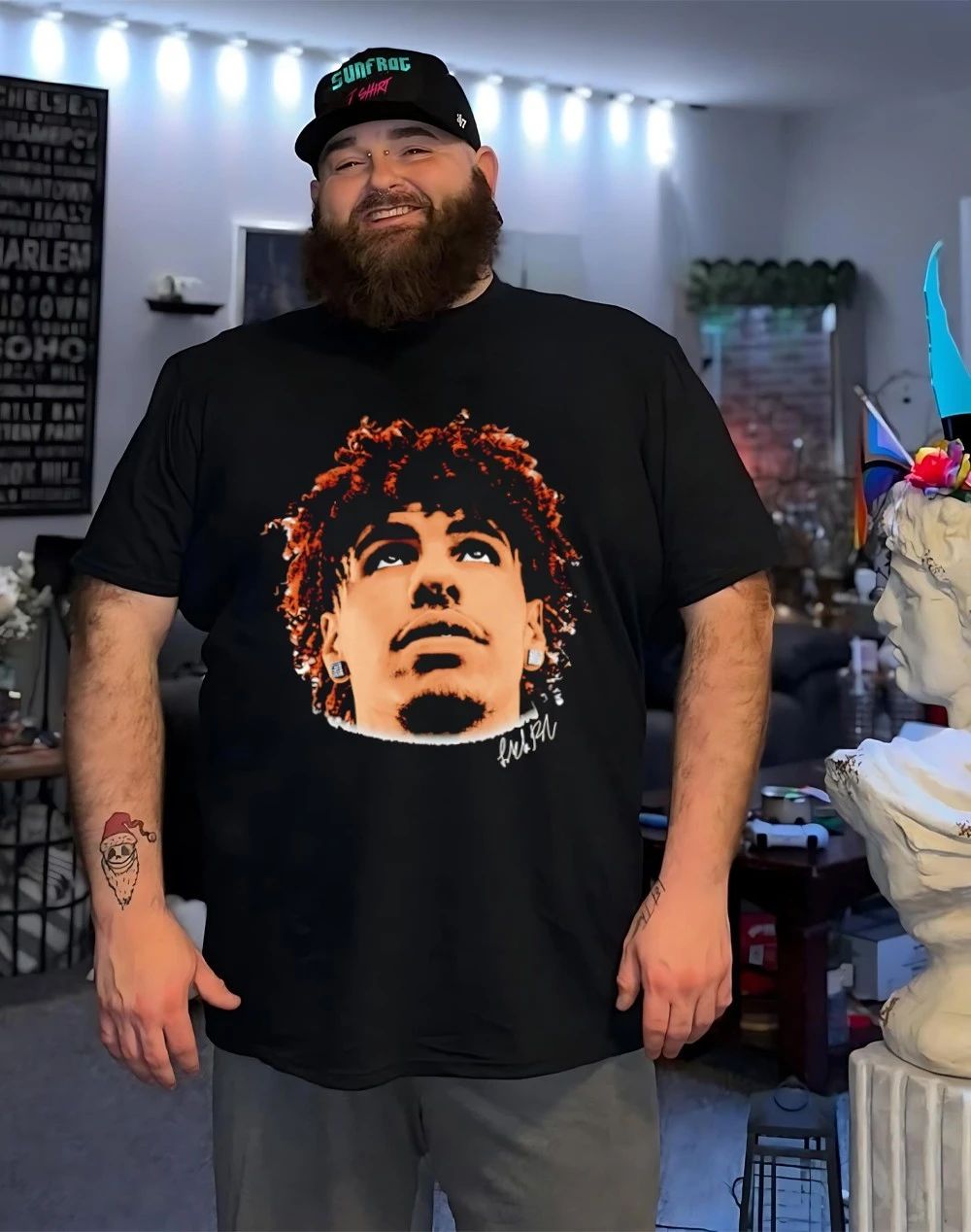 LaMelo Ball Charlotte Hornets big face signature ’26 shirt