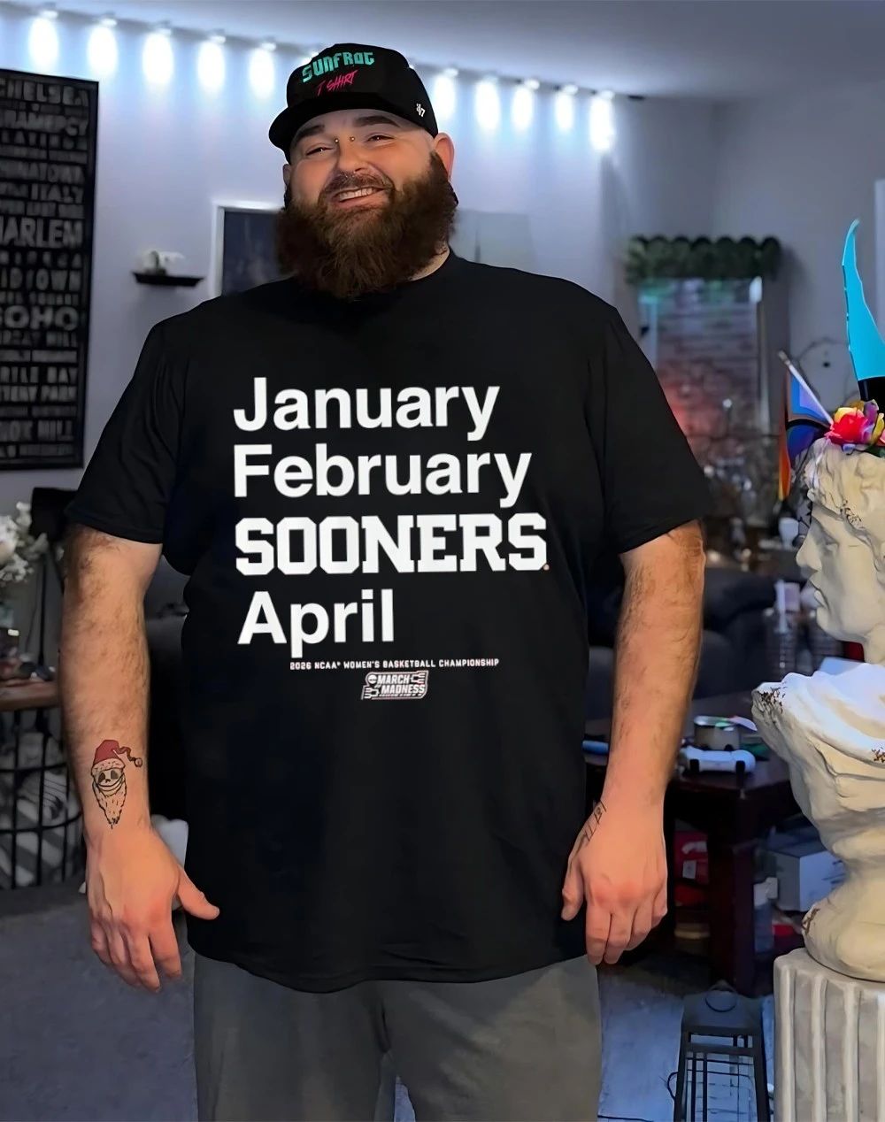Oklahoma Sooners WBB 2026 March Madness Month January February Sooners April shirt