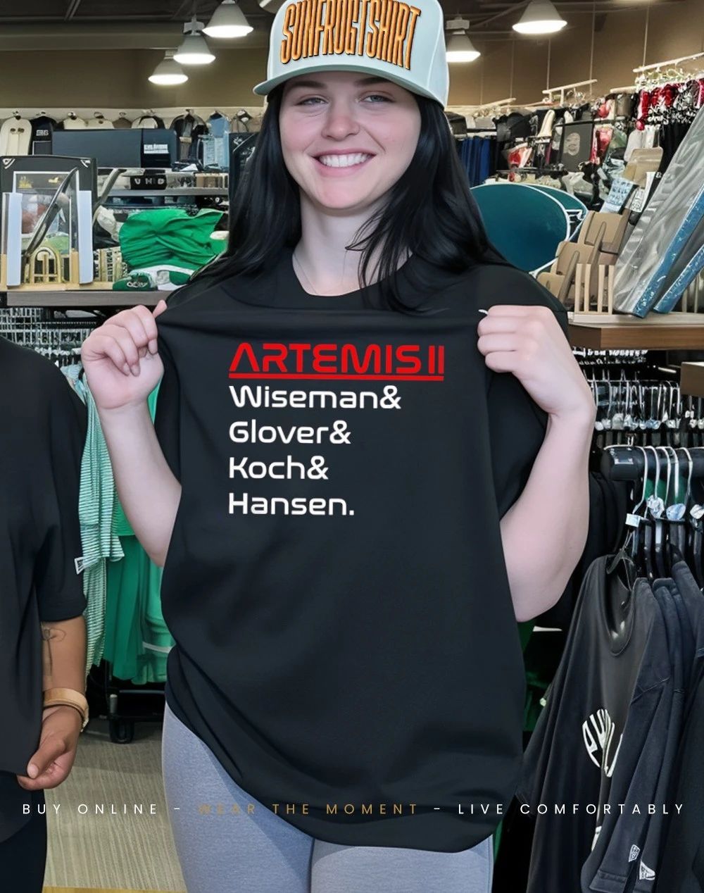 Artemis II Crew Names Space Mission Unisex Shirt