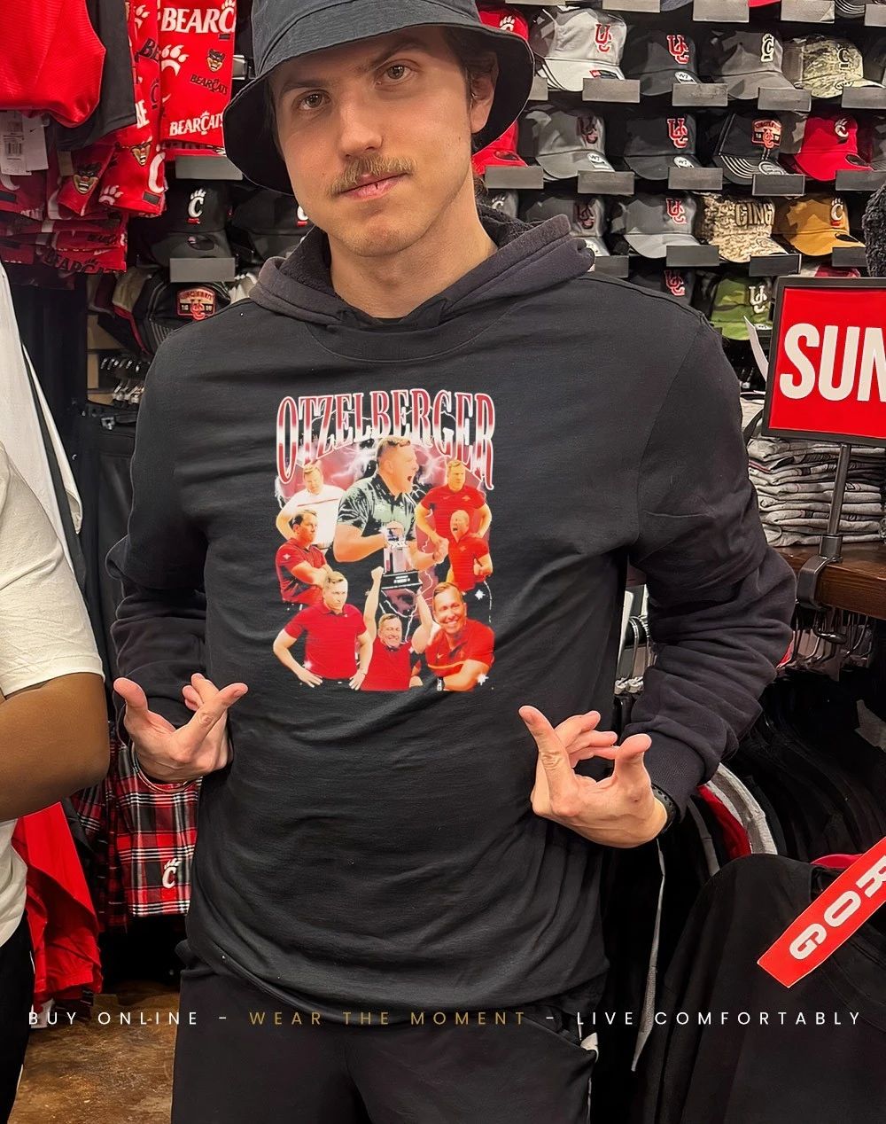 TJ Otzelberger player collage shirt