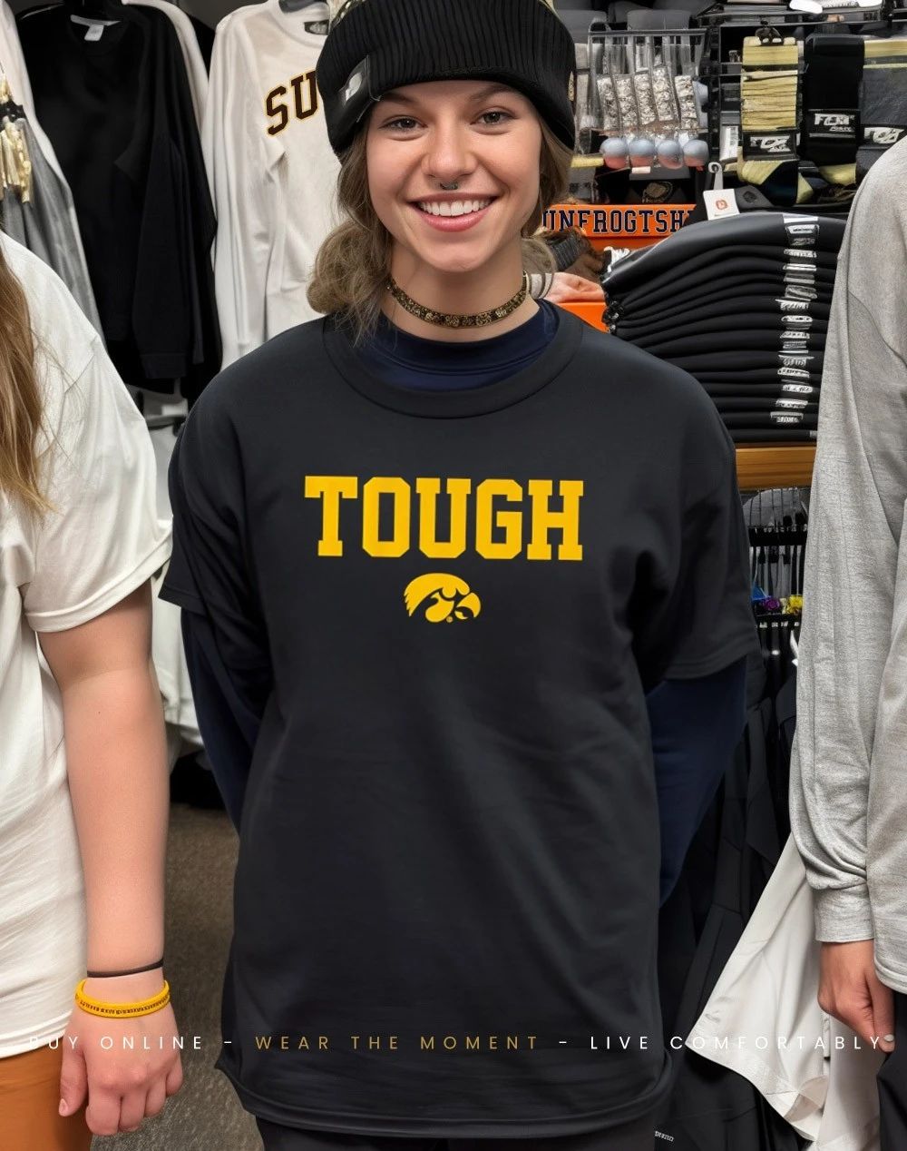 Iowa Basketball Tough logo 2026 shirt