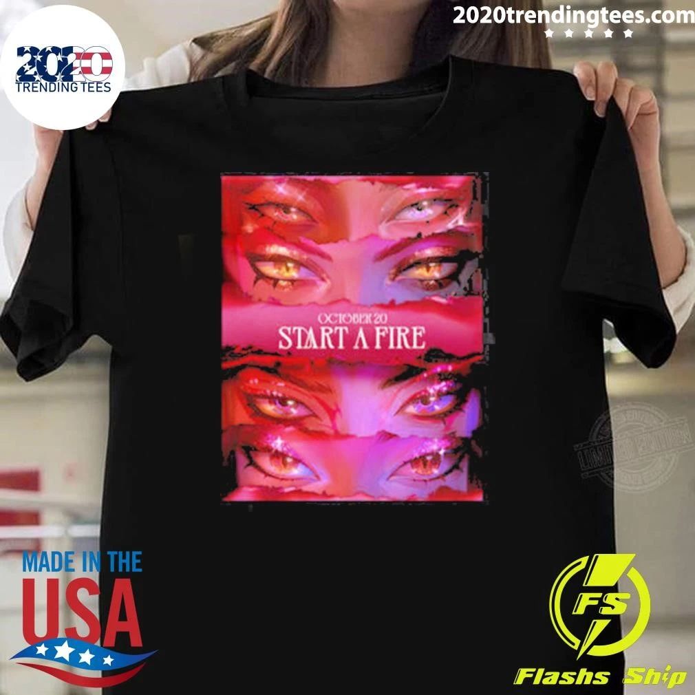 Kda League Of Legends Start A Fire New Song On October 20 2026 Shirt