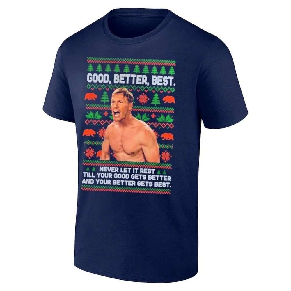 Ben Johnson Good Better Best Ugly Christmas Shirt