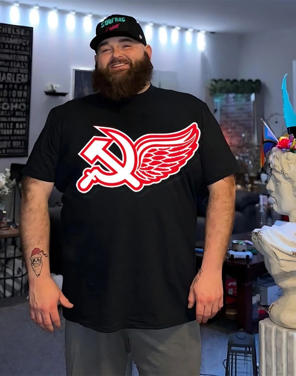 Russian Five communist Detroit Red Wings shirt