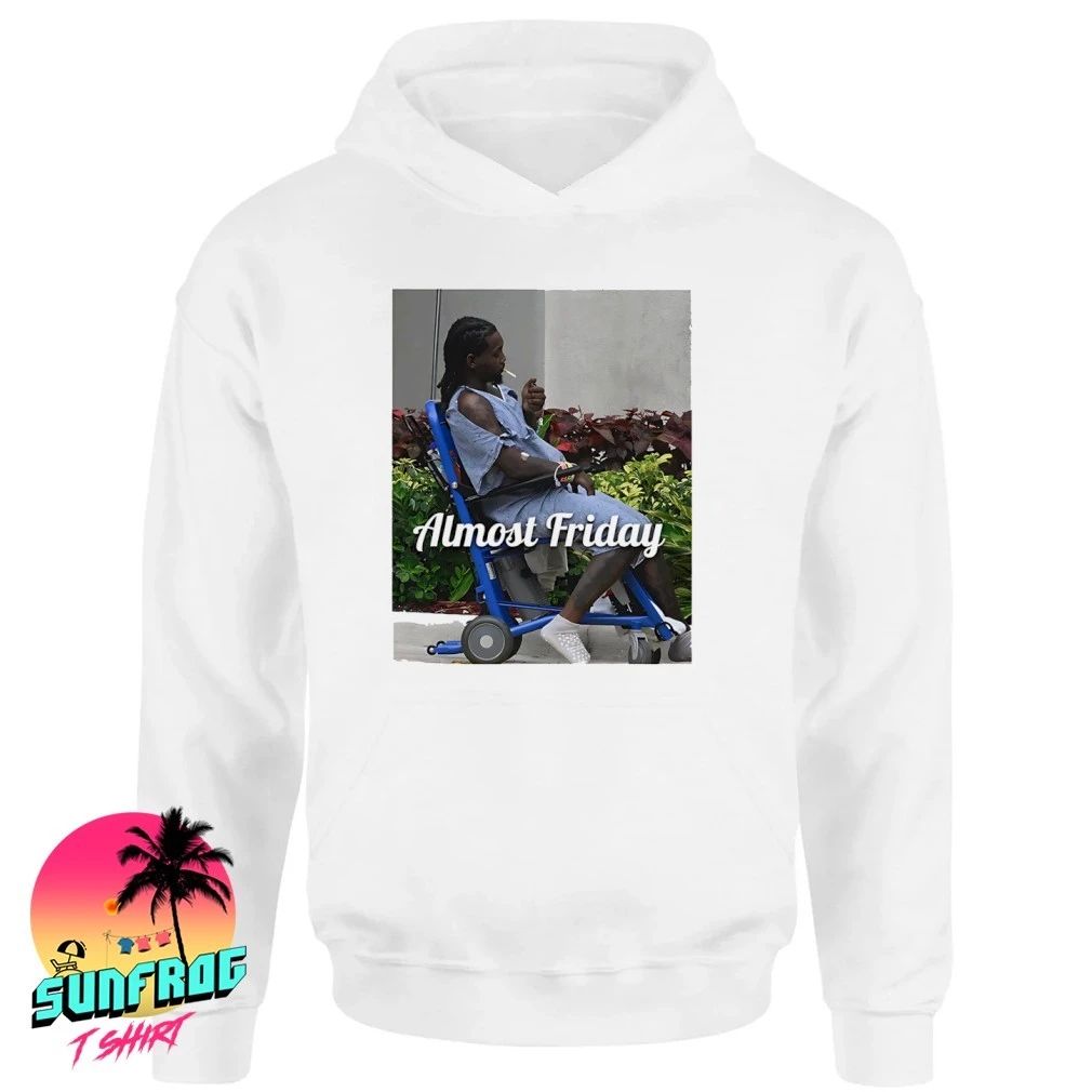 Almost Friday Offset Cig smoking shirt