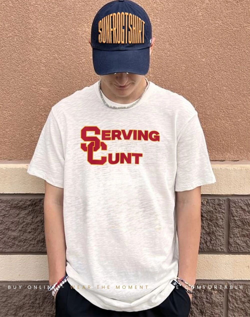 USC Trojans Serving Cunt logo shirt