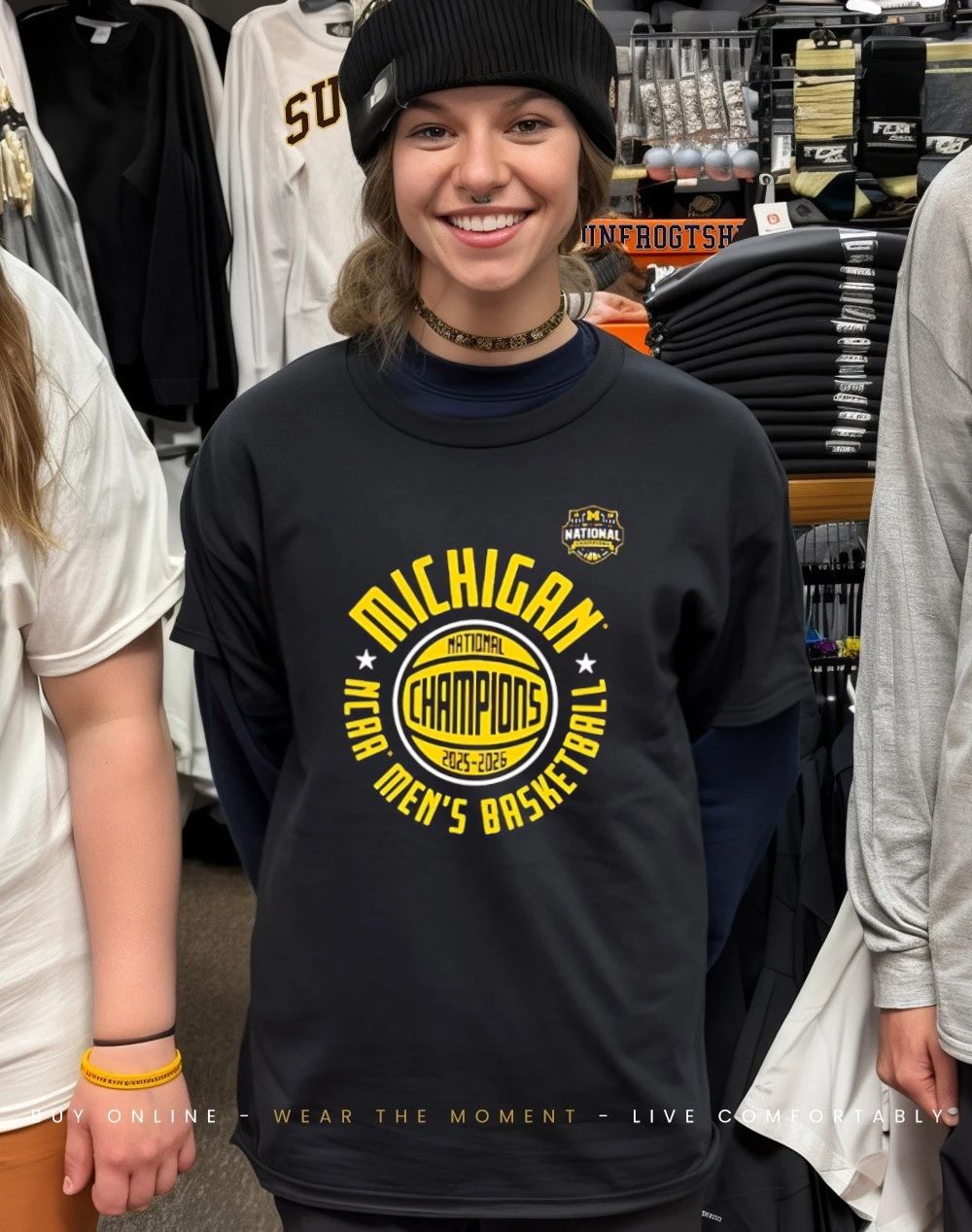 Michigan Men’s Basketball 2025-2026 National Champions logo shirt