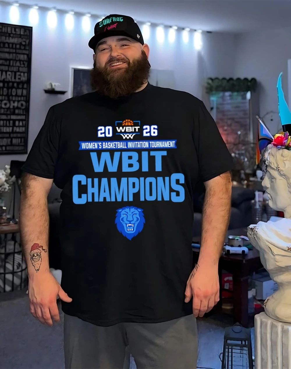 Columbia Lions 2026 WBIT Women’s Basketball Invitation Tournament Champions Locker Room shirt
