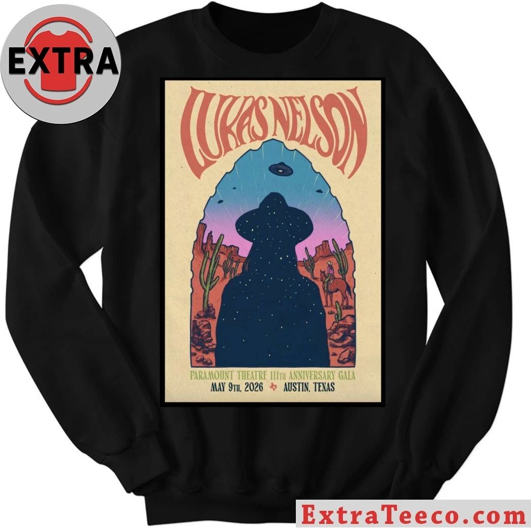 Lukas Nelson May 9 2026, Austin TX Poster Shirt