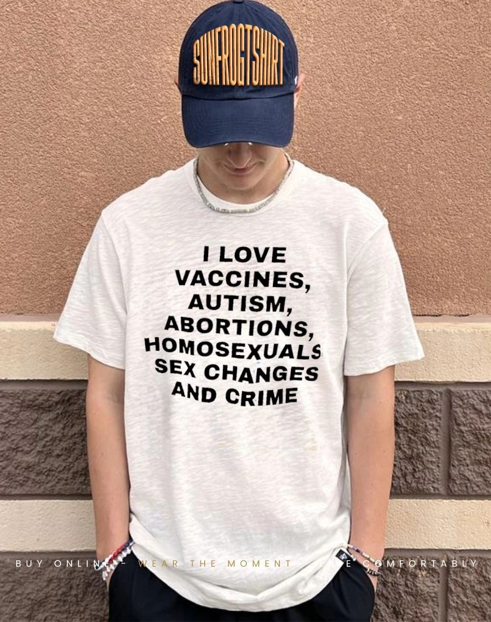 I love vaccines autism abortions homosexuals sex changes and crime shirt