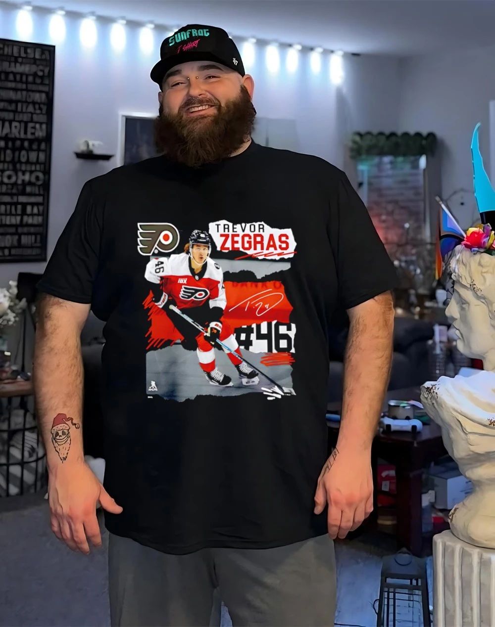 Philadelphia Flyers Trevor Zegras Fresh Ice signature shirt