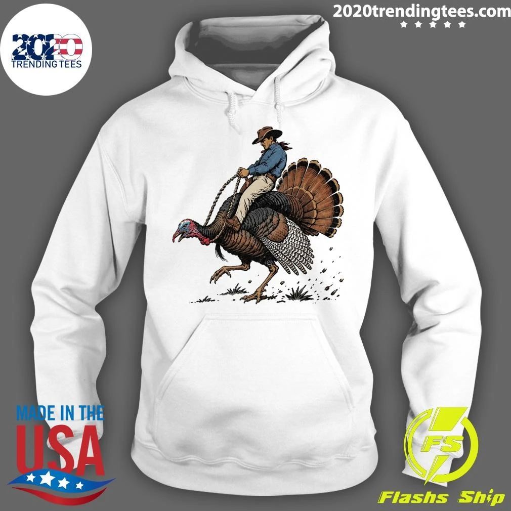 Cowboy Turkey Thanksgiving Vintage Shirt