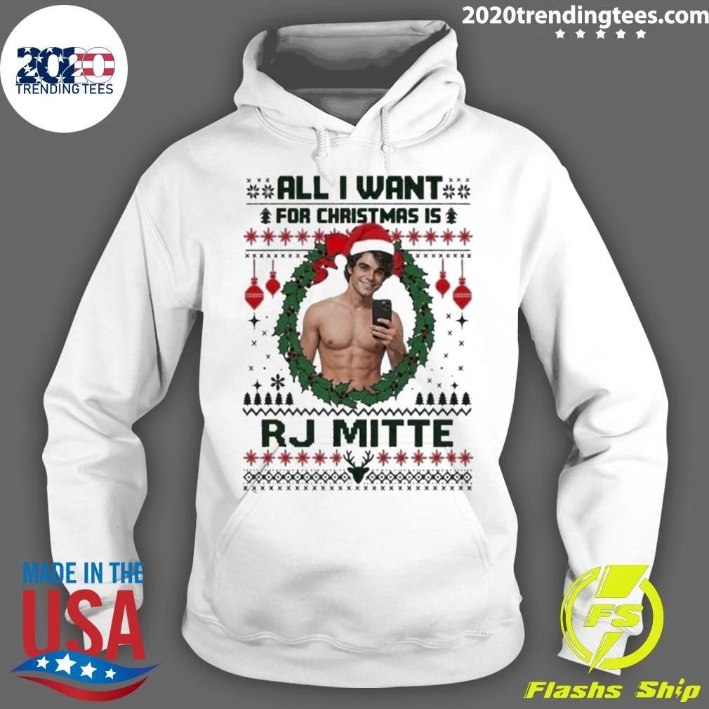 All I Want For Christmas Is RJ Mitte ugly Xmas Sweater Shirt