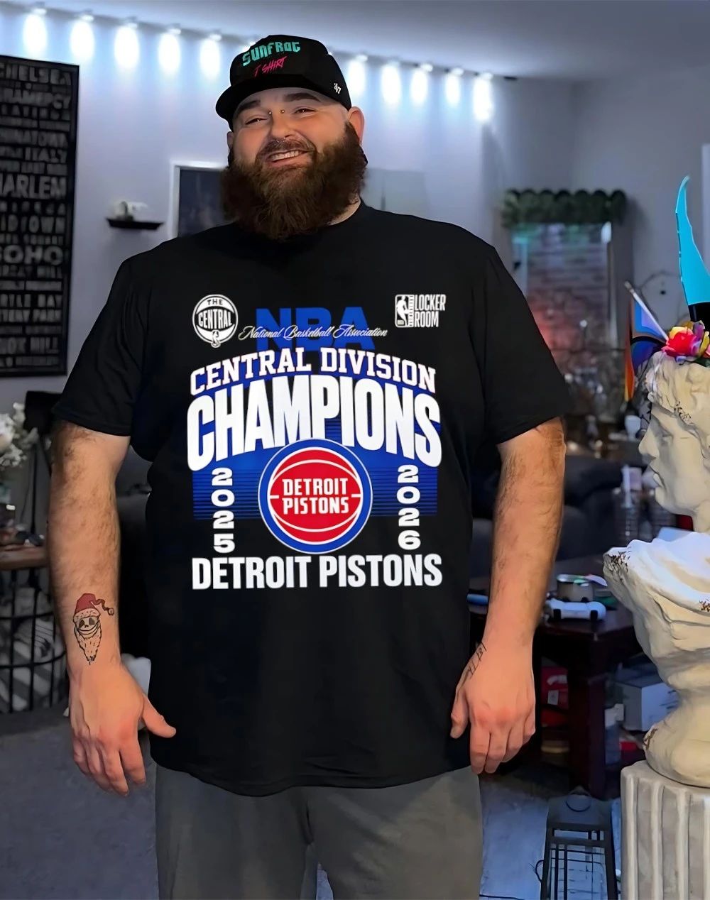 Detroit Pistons The Central Division Champions 2026 shirt