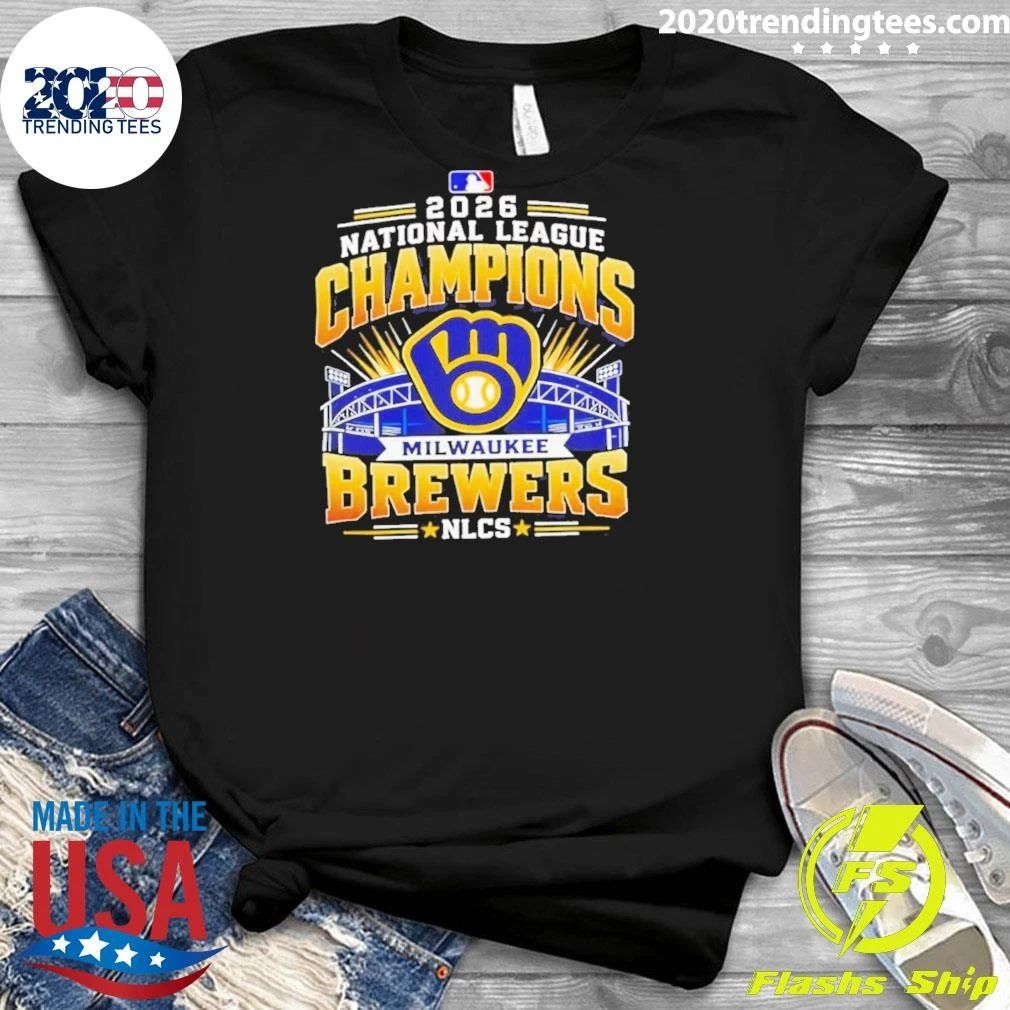 Milwaukee Brewers Win Away Nlcs Champions 2026 Shirt
