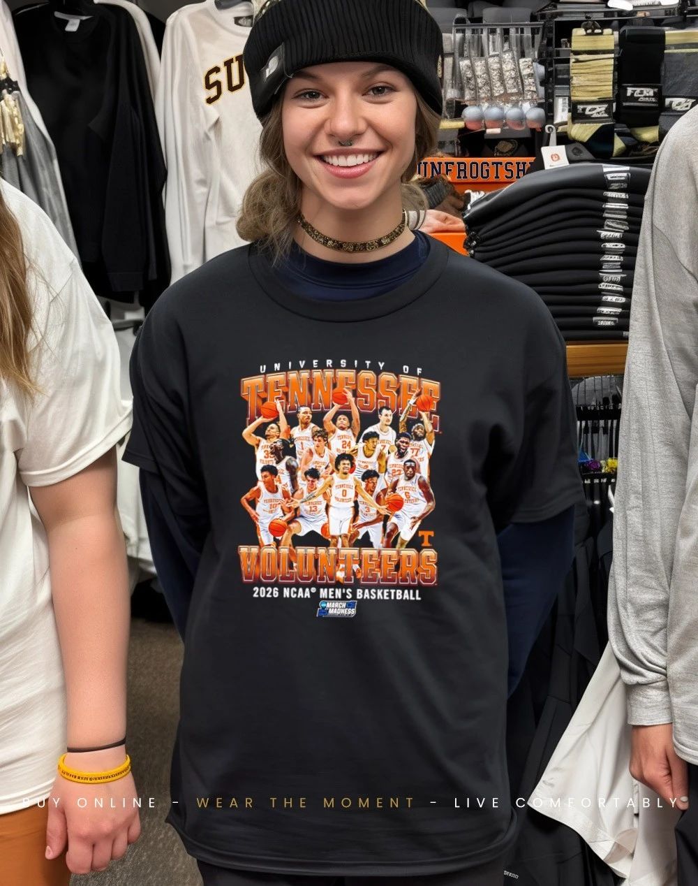 Tennessee Men’s Basketball NCAA March Madness 2026 Team Collage shirt