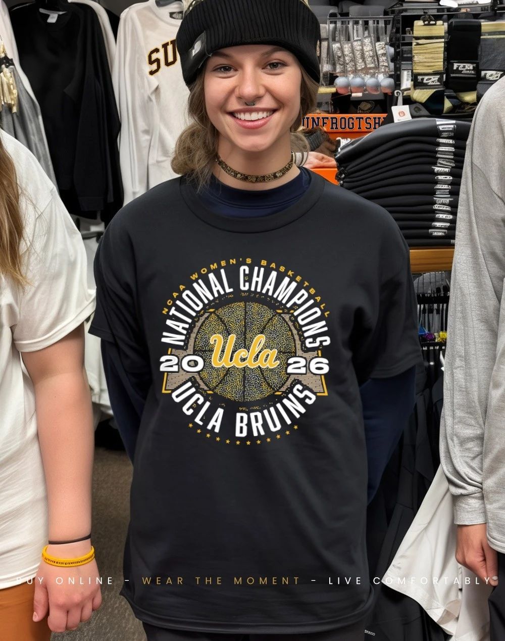 UCLA Bruins Women’s Basketball 2026 National Champions T-Shirt