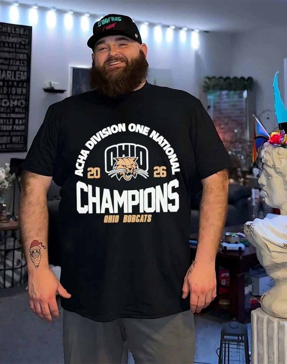 ACHA Division One National Champions 2026 Ohio Bobcats logo shirt