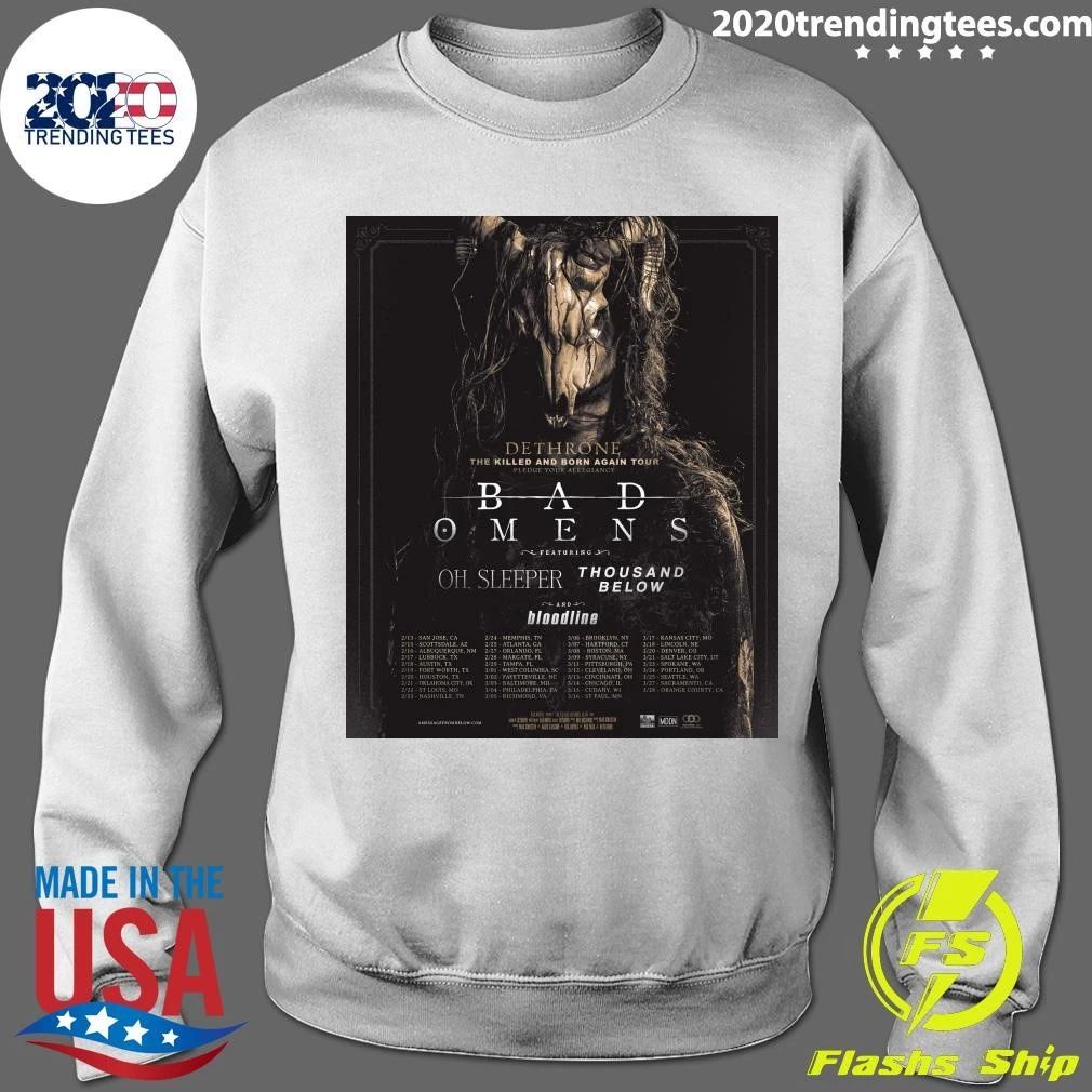 Dethrone The Killed and Born Again Tour Shirt