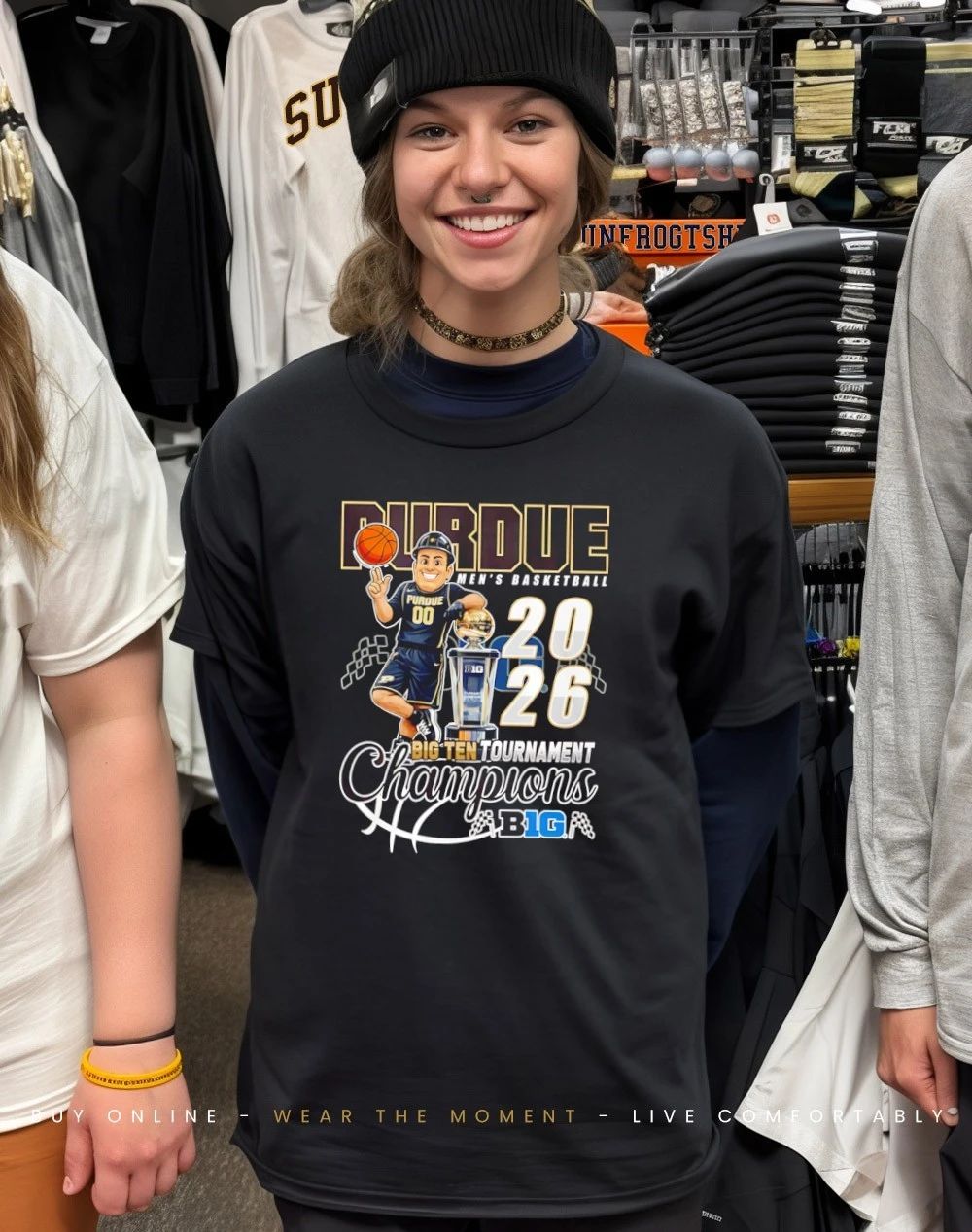 Purdue Boilermakers’ 2026 Big Ten Tournament Champions mascot shirt